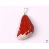 Red jasper stone pendant, size M - #24