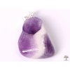 Přívěsek z kamene Ametyst Chevron vel. M - #29