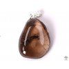 Smoky quartz stone pendant, size S - #39