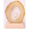 Agate candle holder plate 10 cm - Top quality #97