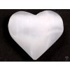 Selenit bílý srdce 4 cm hmatka #723
