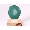 Agate candle holder plate 9 cm - Top quality #173
