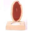 Agate candle holder plate 10 cm - Top quality #186