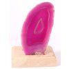 Agate candle holder plate 11 cm - Top quality #236