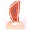 Agate candle holder plate 11 cm - Top quality #261