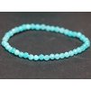 Náramek Amazonit 4 mm fazetovaný z přírodních kamenů #134