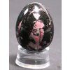 Yoni stone egg Rhodonite #113 + base