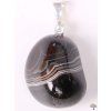 Pendant from Agate black size M #47