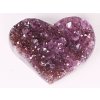 Ametyst drúza Serce + podstawka - Najwyższa jakość - 1,1 kg  #110