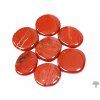 Red jasper 40 - 45 mm flat stone #96