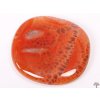 Hmatka Achát ohnivý 40 - 45 mm placička #99