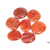 Hmatka Achát ohnivý 40 - 45 mm placička #99