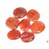Palm stone Fire agate 40 - 45 mm disc #99