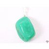 Chrysoprase stone pendant, size S - #58