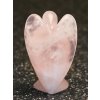 Anioł różowy 50x35 mm - Anioł z naturalnego kamienia #202
