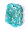 Přívěsek z kamene Tyrkys 56x47 mm 24g #118