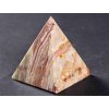 Aragonit pyramida 6,2 x 6,2 cm - TOP kvalita #68 - leštěná aragonitová pyramida