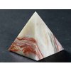 Piramida aragonitowa 6,2 x 6,2 cm - najwyższa jakość #70 - polerowana piramida aragonitowa
