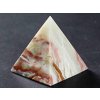 Piramida aragonitowa 6,2 x 6,2 cm - najwyższa jakość #70 - polerowana piramida aragonitowa