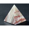 Piramida aragonitowa 6,2 x 6,2 cm - najwyższa jakość #70 - polerowana piramida aragonitowa