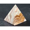 Piramida aragonitowa 6,2 x 6,2 cm - najwyższa jakość #71 - polerowana piramida aragonitowa