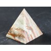 Piramida aragonitowa 6,2 x 6,2 cm - najwyższa jakość #71 - polerowana piramida aragonitowa
