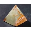Aragonit pyramida 6,2 x 6,2 cm - TOP kvalita #73 - leštěná aragonitová pyramida