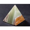 Piramida aragonitowa 6,2 x 6,2 cm - najwyższa jakość #78 - polerowana piramida aragonitowa