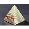 Piramida aragonitowa 6,2 x 6,2 cm - najwyższa jakość #78 - polerowana piramida aragonitowa