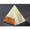 Piramida aragonitowa 6,2 x 6,2 cm - najwyższa jakość #78 - polerowana piramida aragonitowa