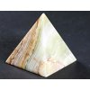 Aragonit pyramida 5 x 5 cm - TOP kvalita #85 - leštěná aragonitová pyramida