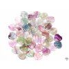 Rainbow fluorite heart stone pendant, size 20 mm - #79