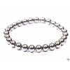 Pánský náramek Hematit - 8 mm kuličky #277 - z přírodních kamenů