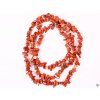Long chopped necklace - Red jasper - tumbled #53 - made from natural stones