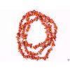 Long chopped necklace - Red jasper - tumbled #53 - made from natural stones