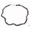 Náhrdelník Turmalín černý tromlovaný #66 - z přírodních kamenů