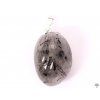 Crystal pendant with tourmaline, size M - #80