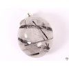 Crystal pendant with tourmaline, size M - #80