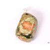 Rhyolite stone pendant, size M - #82