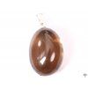 Smoky quartz stone pendant, size M - #84