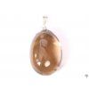 Smoky quartz stone pendant, size M - #84