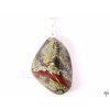 Epidote stone pendant, size M - #85