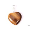 Přívěsek z kamene Tygří oko srdce vel. 15mm - #91