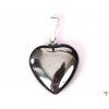 Hematite Heart Pendant, size 15 mm - #94