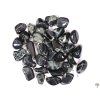 Obsidian spider stone pendant, size M - #95