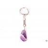 Přívěsek na klíče kámen Ametyst Malawi #306 - klíčenka