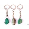 Přívěsek na klíče kámen Achát zelený #307 - klíčenka