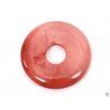 Mookaite stone donut pendant, size 3 cm - #101