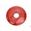 Mookaite stone donut pendant, size 3 cm - #101