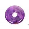 Přívěsek Donut z kamene Ametyst vel. 3 cm - #102